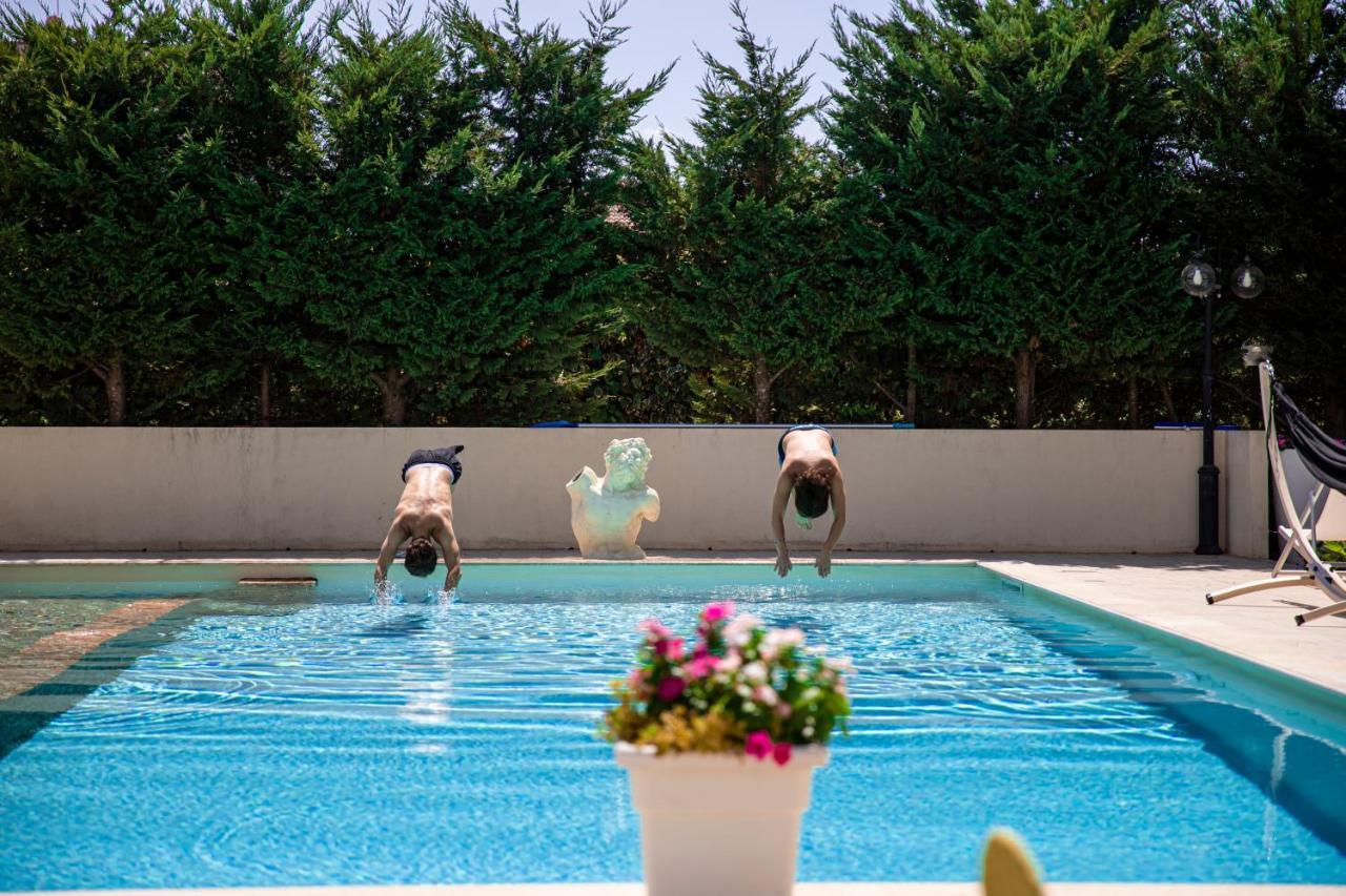 Villa Laoconte Piscina, Jacuzzi E Biliardo Canicattì Exteriör bild